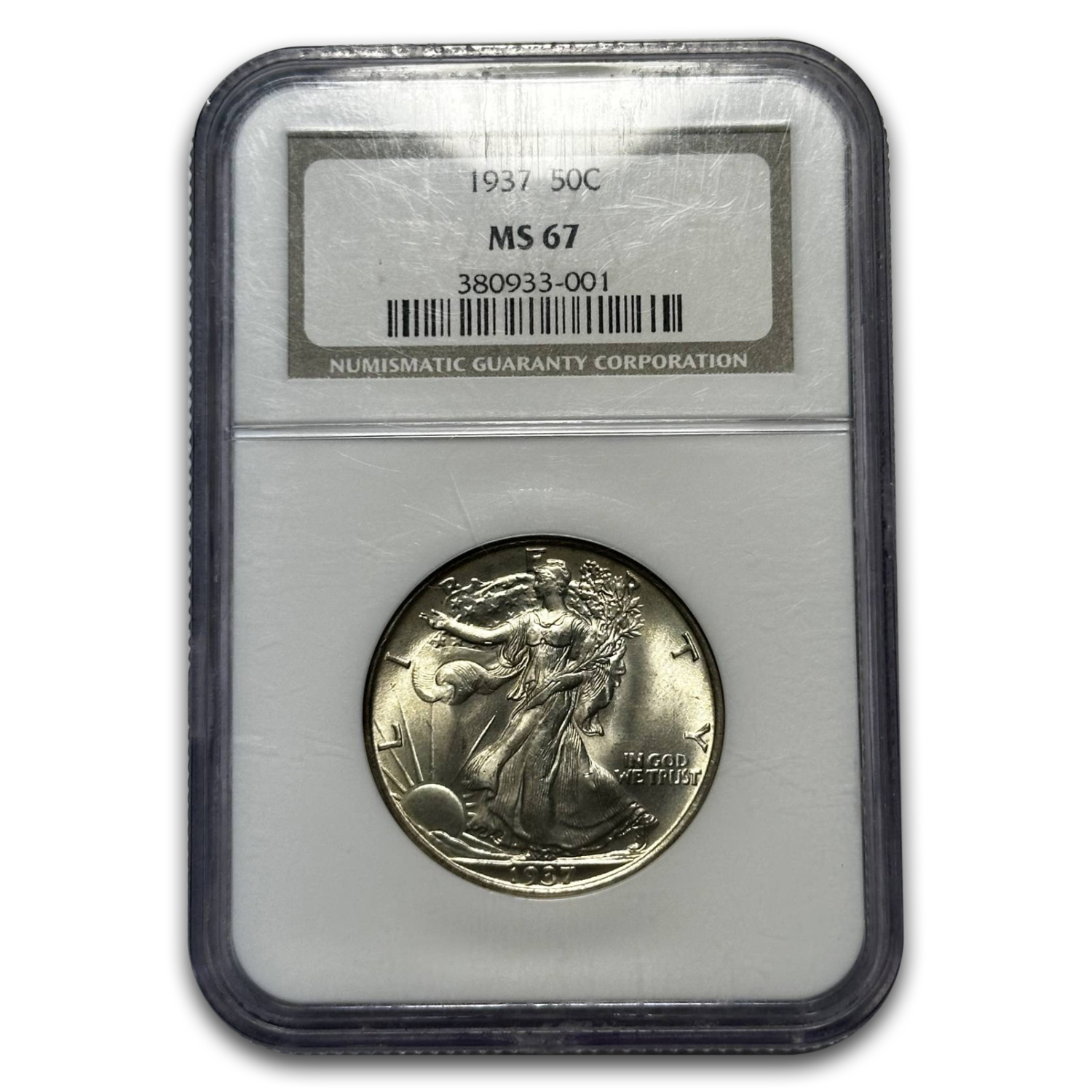 1937 (None) Phil Walking Liberty Half Dollar Value - APMEX